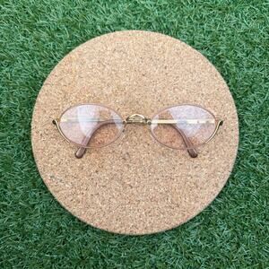 Christian Dior Women's Vintage 2028 41J Gold Oval Frame Glasses